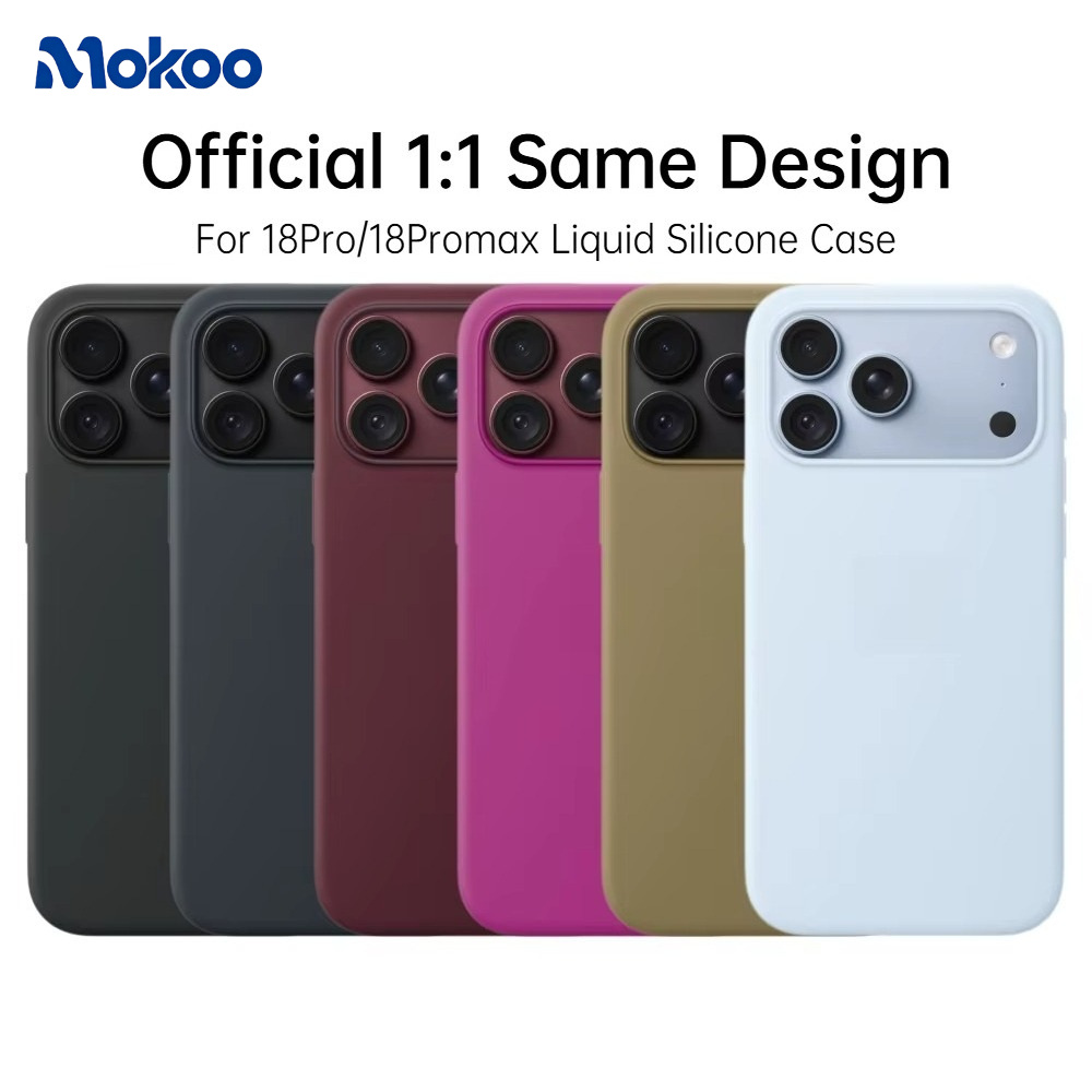 Liquid Silicone Magnetic Phone Case - 아이폰 18 프로, 18 프로 맥스용