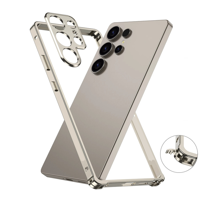 Metal Bumper Aluminum Frame Case - 삼성 갤럭시 S23 S25 울트라 S24