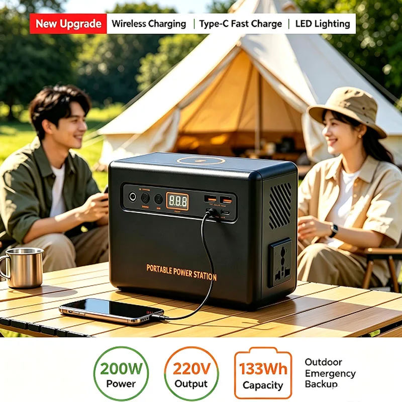 200W 휴대용 전력 공급 장치, 220V/110V,  - Power Banks 리뷰 및 가격