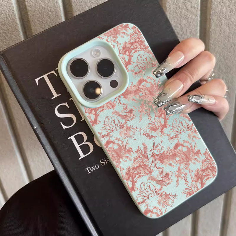 아이폰 18, 17, 16, 15, 14, 13, 12 - Vintage Floral Pattern Soft Case 리뷰 및 가격