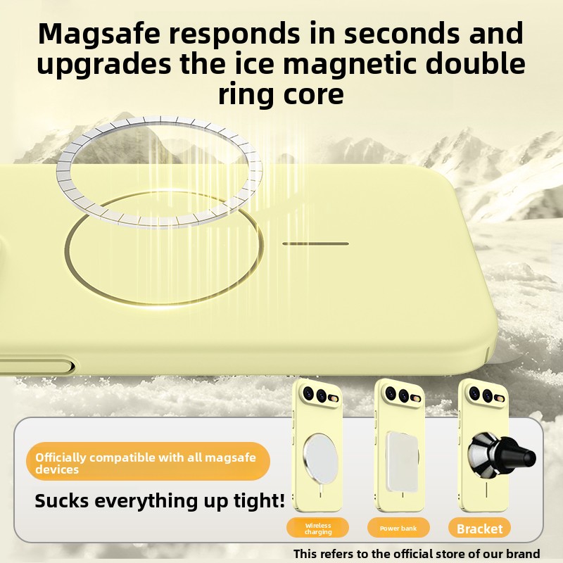 매트 소프트 럭셔리 리퀴드 실리콘 마그세이프 무선 충전 - Liquid Silicone Magnetic Phone Case 리뷰 및 가격