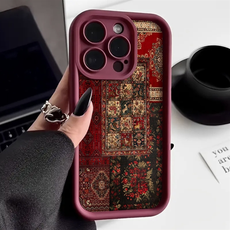 빈티지 패치워크 카펫 패턴 삼성 갤럭시 A30-A37  - Vintage Floral Pattern Soft Case 리뷰 및 가격