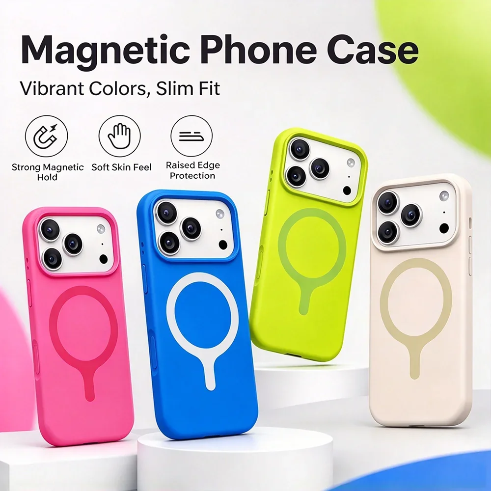 HANNUO 자석 부착식 액체 실리콘 아이폰 18, 1 - Liquid Silicone Magnetic Phone Case 리뷰 및 가격