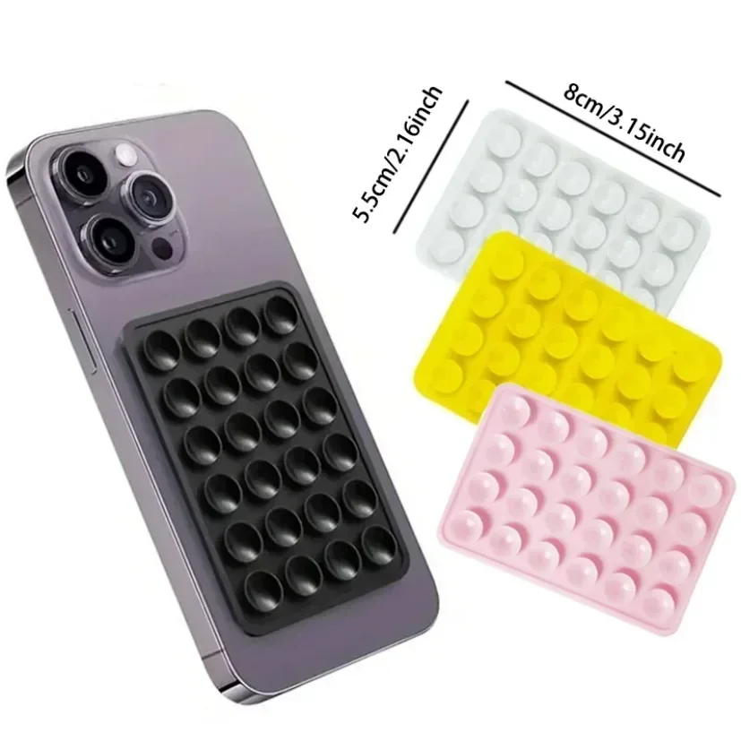 정사각형 실리콘 흡착식 휴대폰 거치대 패드, 다용도 벽 - Phone Cases 리뷰 및 가격